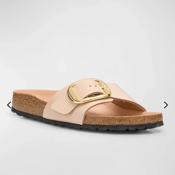 NEW Madrid leather buckle easy sandals - Picture 10 of 13